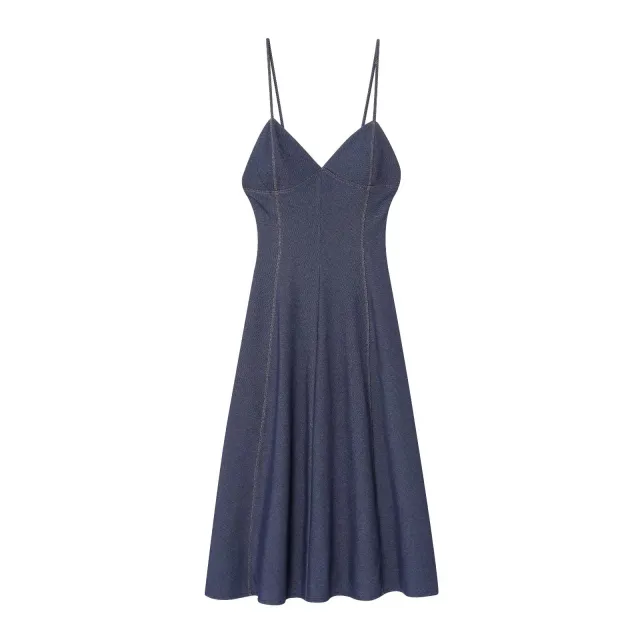 Lady's Belted Bustier Dress With Strap Top Suspender Skirt S - Shop at LoveMi