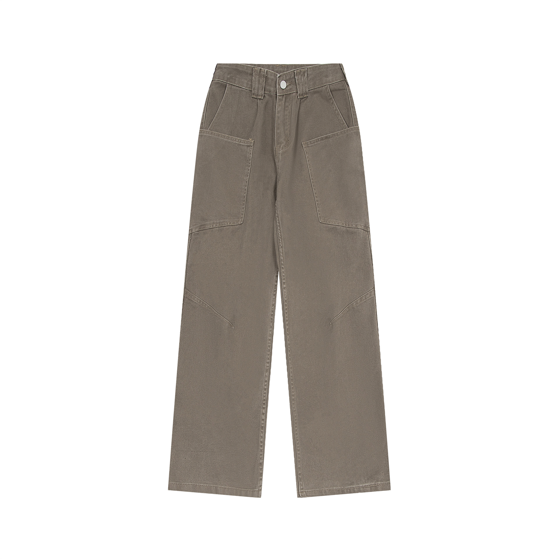 Loose Leisure Workwear Washed Jeans Male