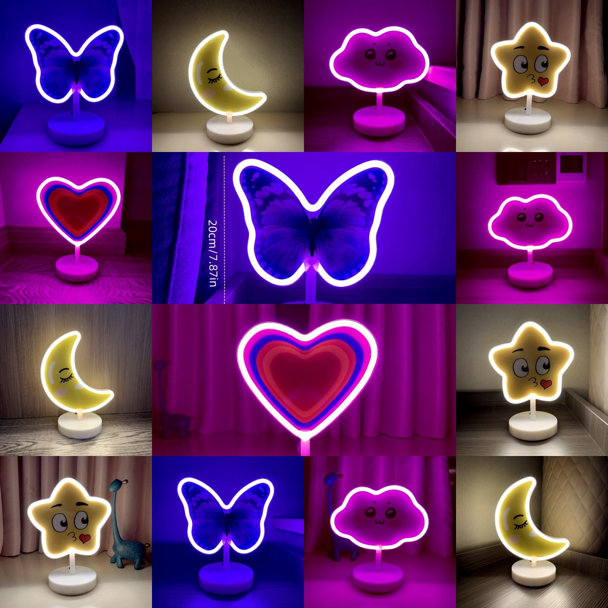 LED Shaped Decorative Neon Lights For Home Holiday Parties