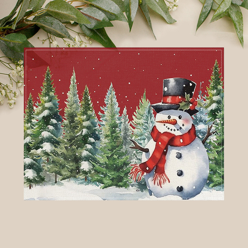 Christmas Printing Non-slip Placemat (ZS 281-42x32cm)