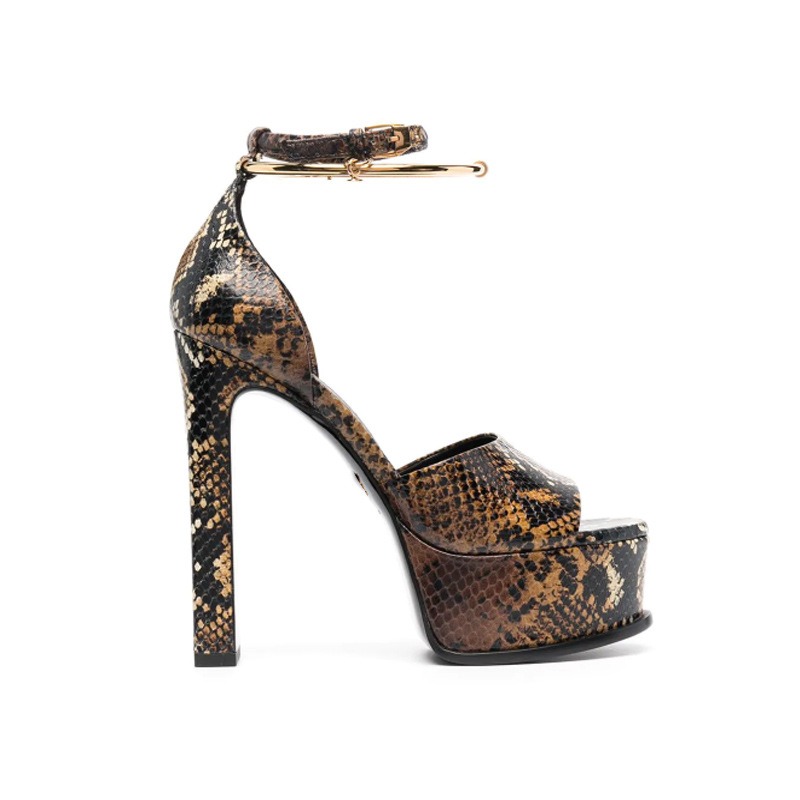 Title 2, Super High Heel Fish Mouth Sandalen Damen Somme...