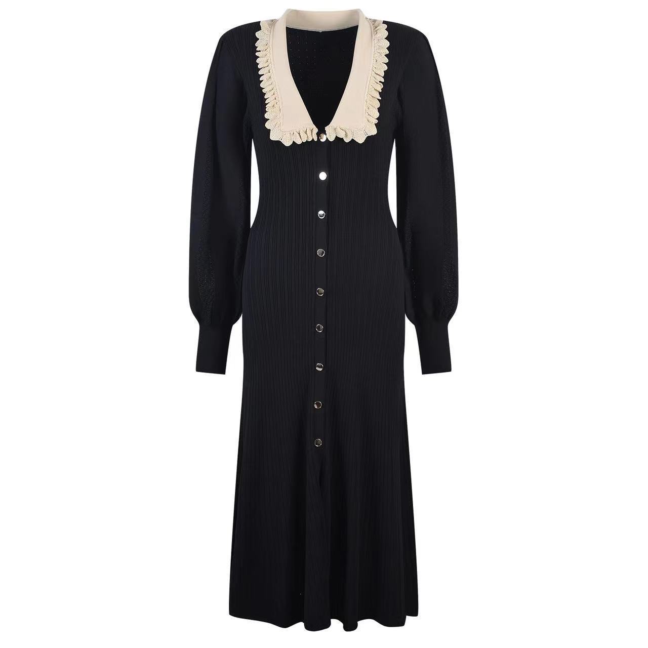 Lace Collar Midi Dress, picture 3 of 8