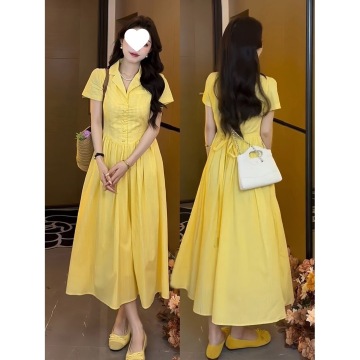 Womens A-line Shirt Fashionable Casual Dress