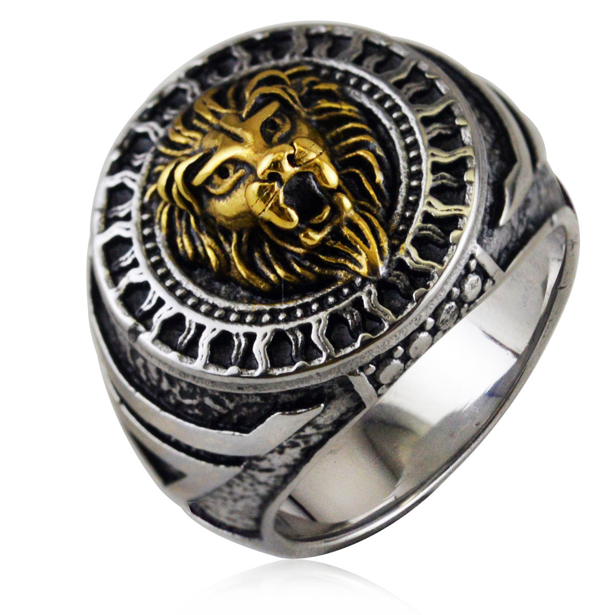 Titanium Steel Lion Ring, picture 2 of 2