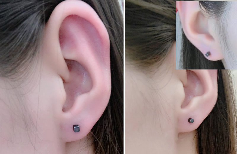 S925 Fashion Simple Round Mini Ear Studs