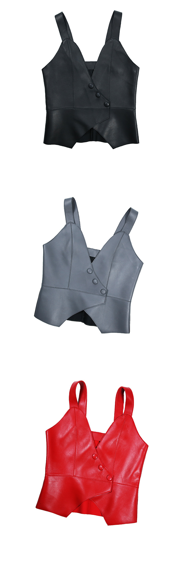 Title 1, V-neck slim small vest