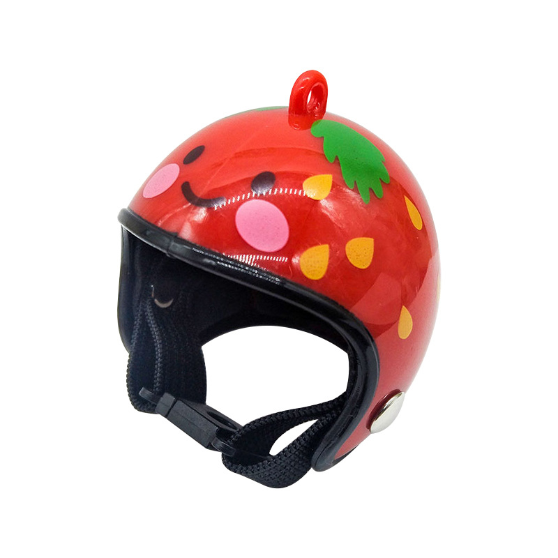 Strawberry Pet Helmet