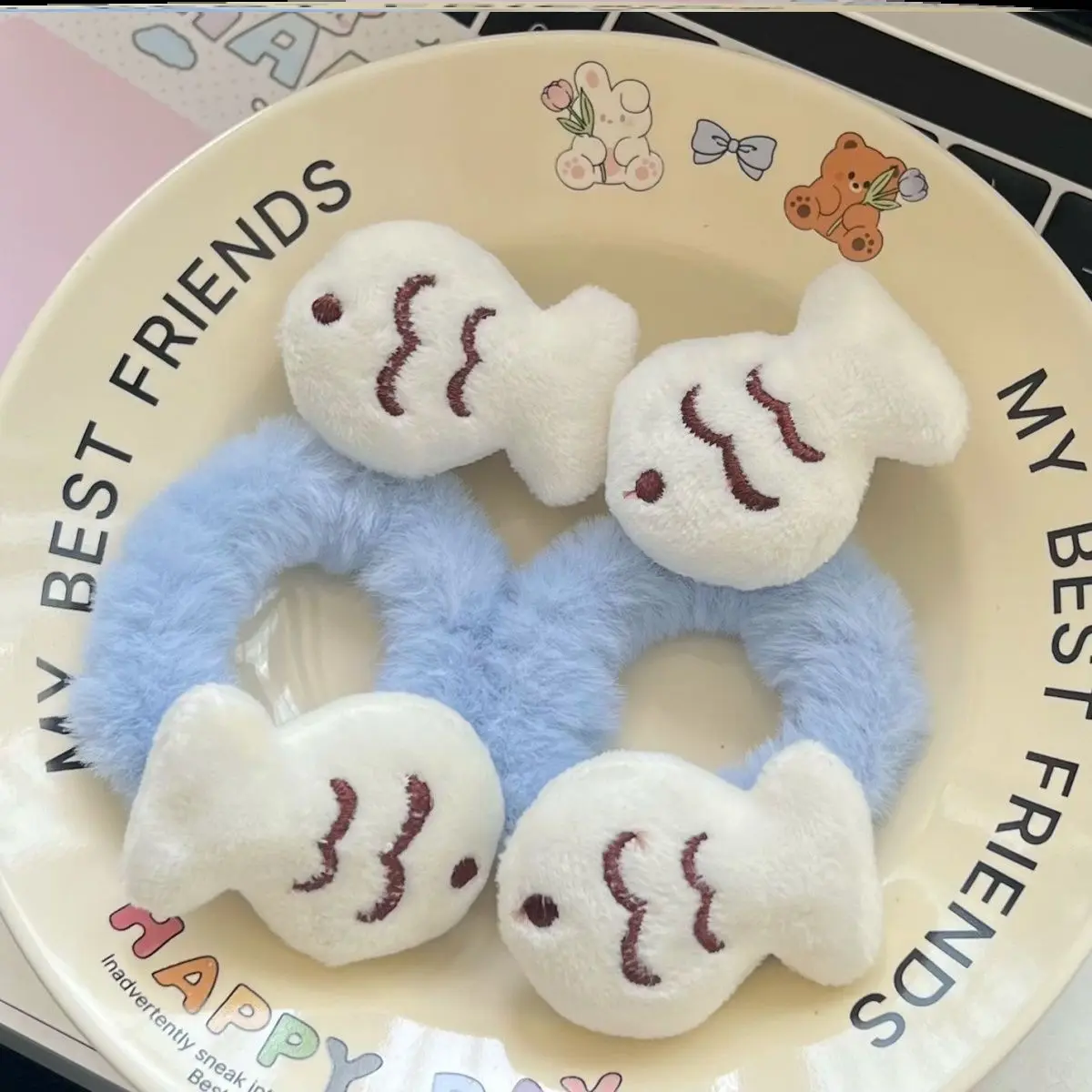 Cute Plush Little Fish Sweet Fluffy Hair