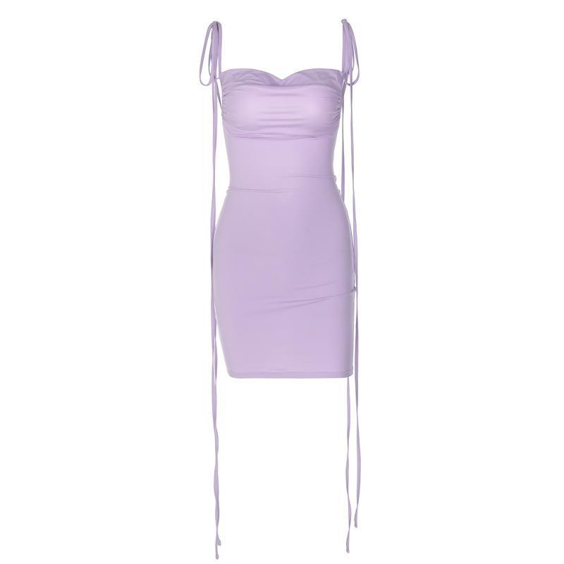 Women's Fashion Stitching Suspender Dress