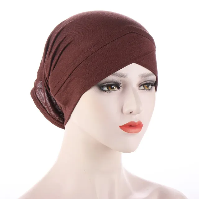 Multicolor Forehead Cross Smoke Pipe Cap Coffee - Shop at LoveMi