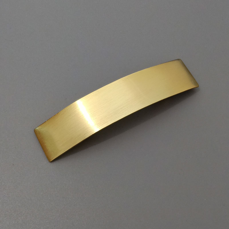 Brushed Metal Barrettes European American Simple Versatile Temperament Ins Fashion Normcore Style Ponytail Clip — foto 8