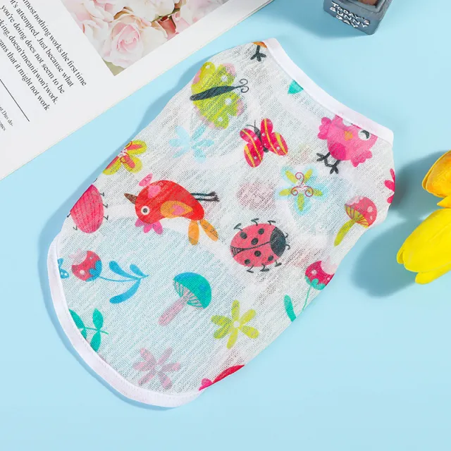 Fashion Pet Clothes Summer Thin Vest Summer Bird - Shop at LoveMi