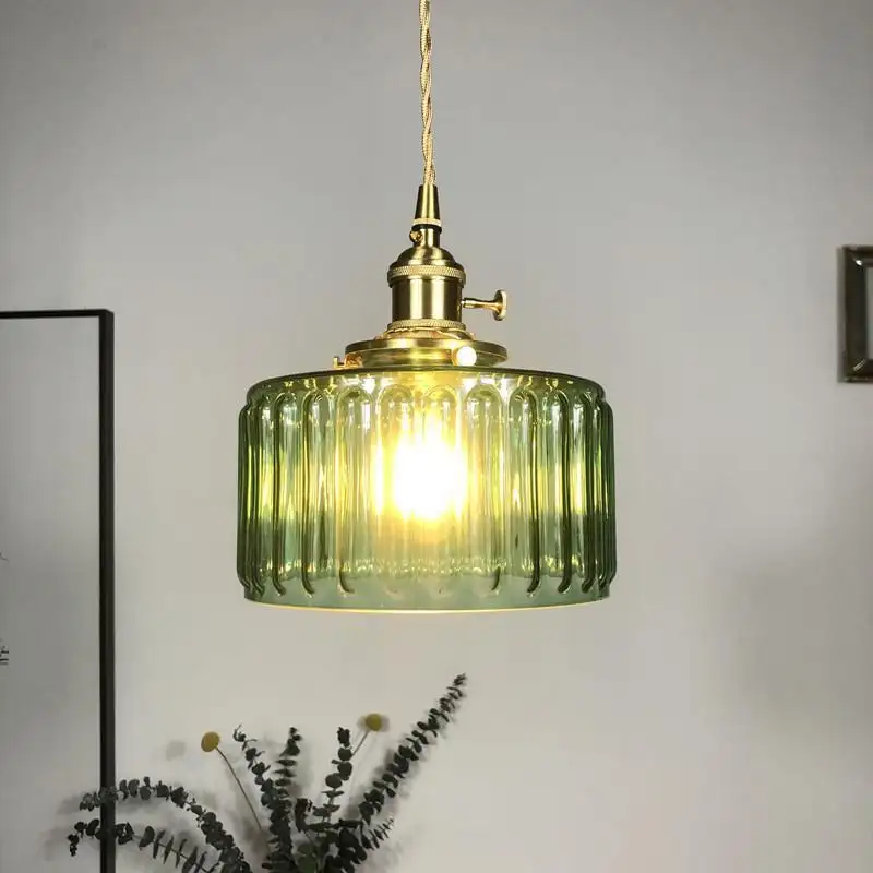 Brass Glass Chandelier Creative Personality B