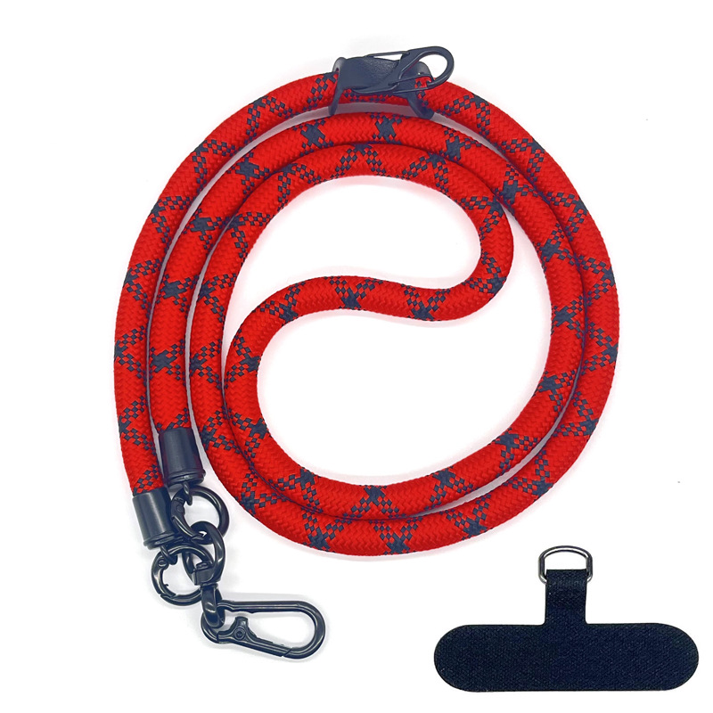 10MM Climbing Rope Mobile Phone Lanyard Gasket Adjustable Crossbody Mobile Phone Strap Camera Strap Rope Anti-lost Neck Rope