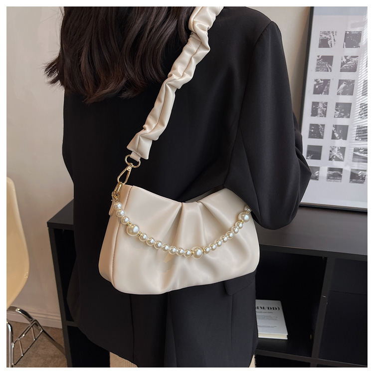 Title 10, Womens Fashionable Textured Pearl Hand Pleated...