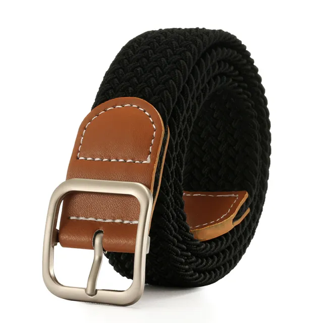 Fashion Square Buckle Women's Canvas Belt Black - Shop at LoveMi