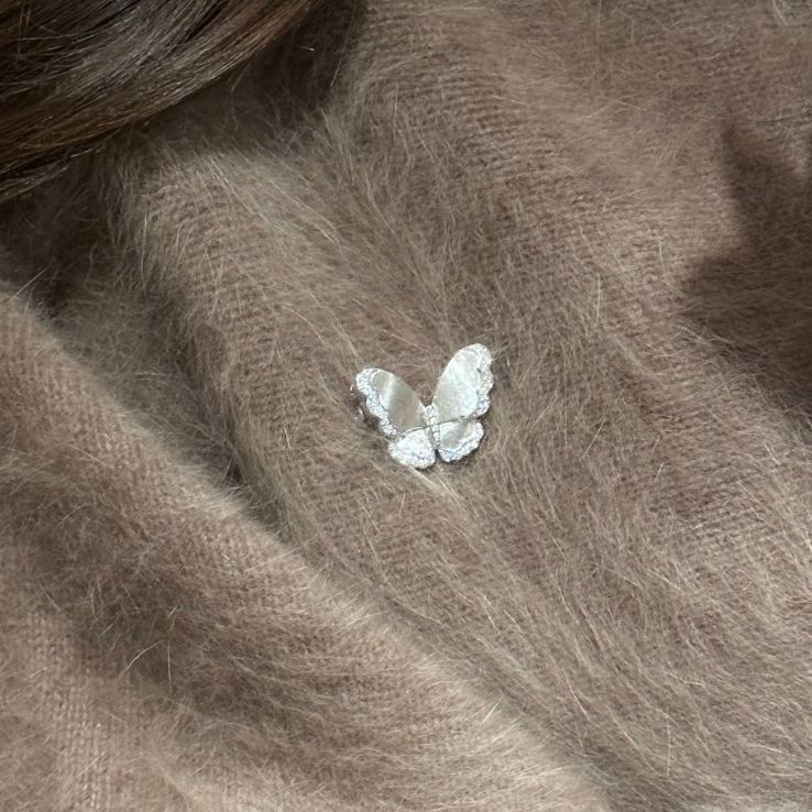 Sterling Silver Butterfly Brooch, picture 3 of 5