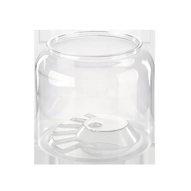Transparent Plastic Ecological Desktop Landscaping Feeding Fish Tank - No 4019 Turtle Jar