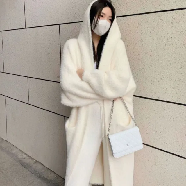 Hooded Cardigan Early Autumn New Soft Glutinous Simple Coat Beige - Shop at LoveMi