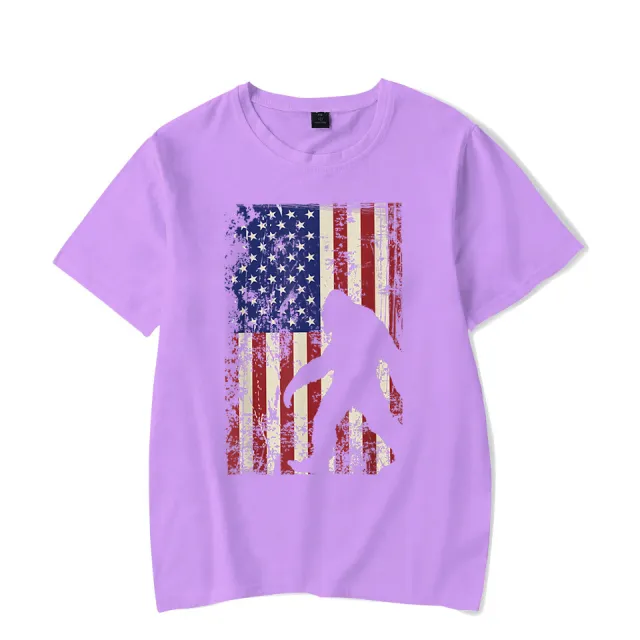 Casual Large Loose Short Sleeve Purple - Shop at LoveMi