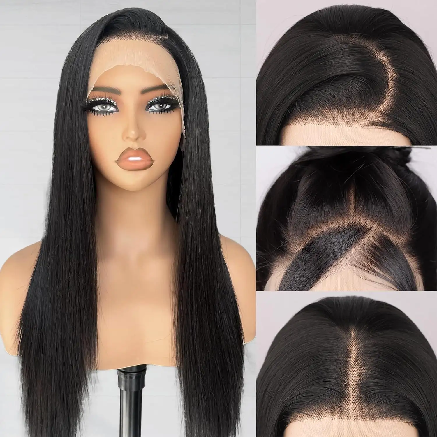 European And American Style Wig Women's Front Lace High Temperature