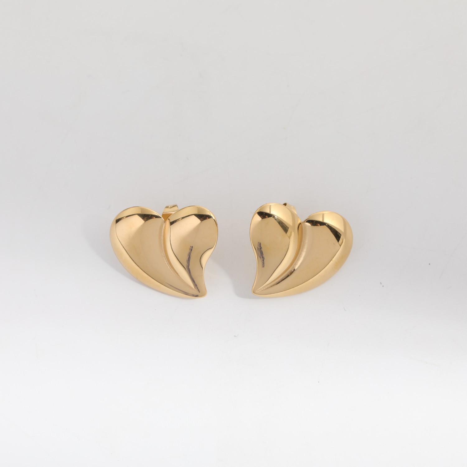 Women's Stainless Steel Mirror Light Luxury Earrings