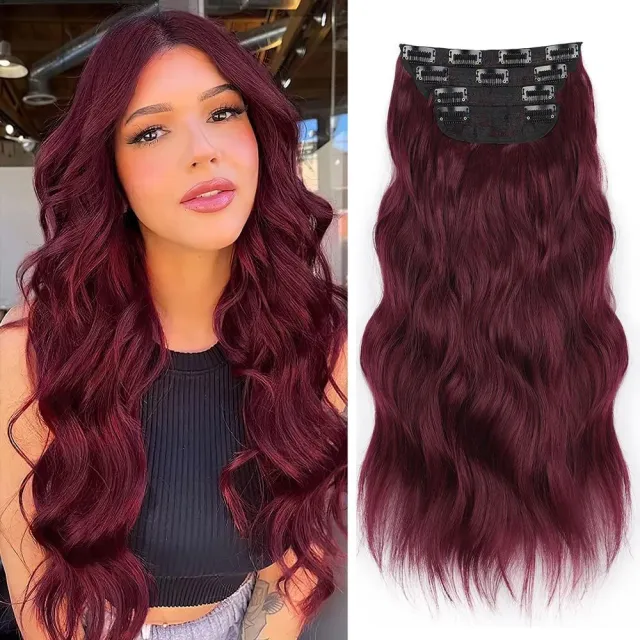 Wig Four piece Set Hairpiece Clip Curly Hair Four piece Set Curly Hair Wig Set Bug - Shop at LoveMi