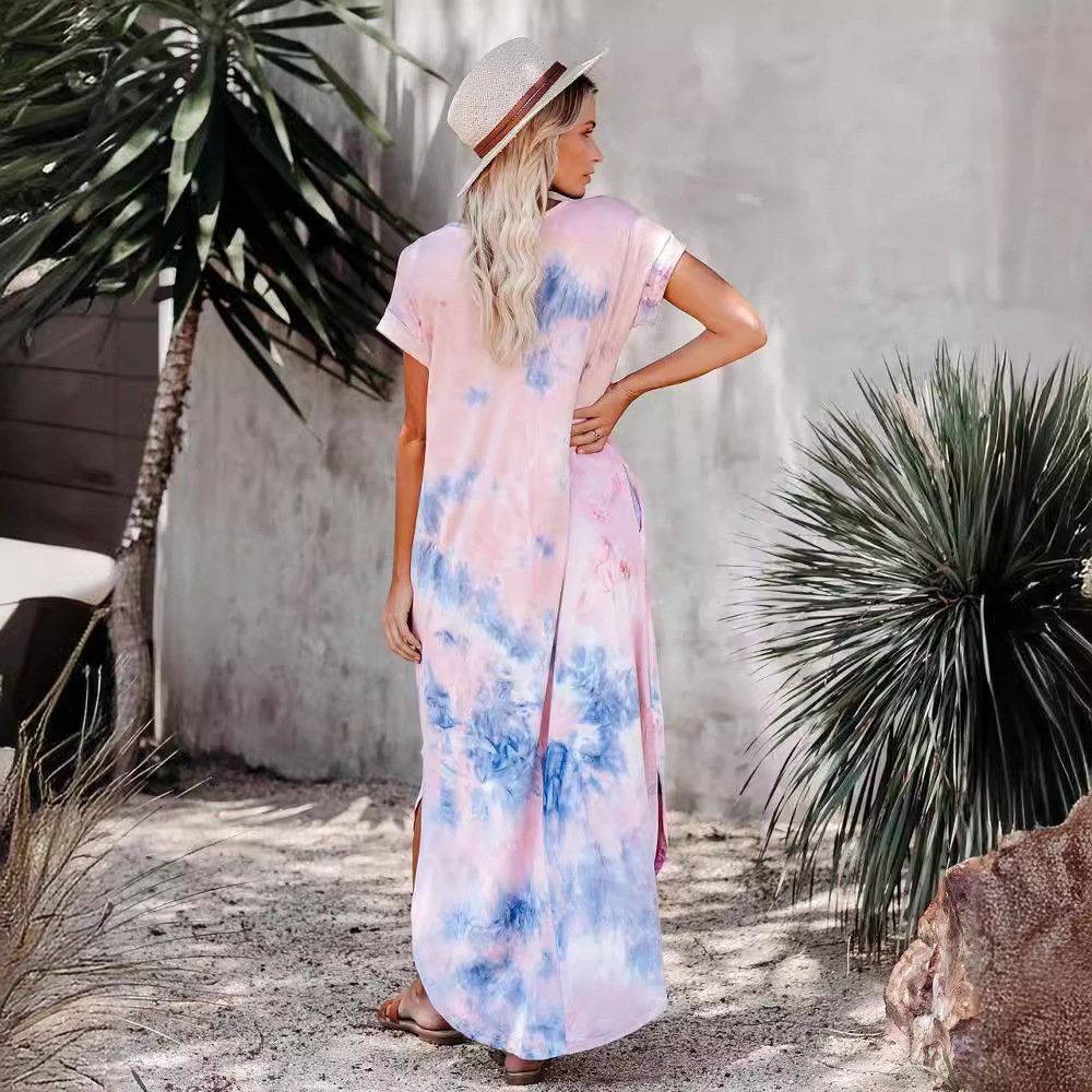 Womens Autumn Gold Velvet Maternity Dress