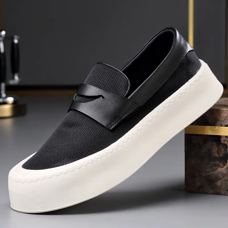 Hollow-out Breathable Canvas Fashionable And Versatile Lazy-style
