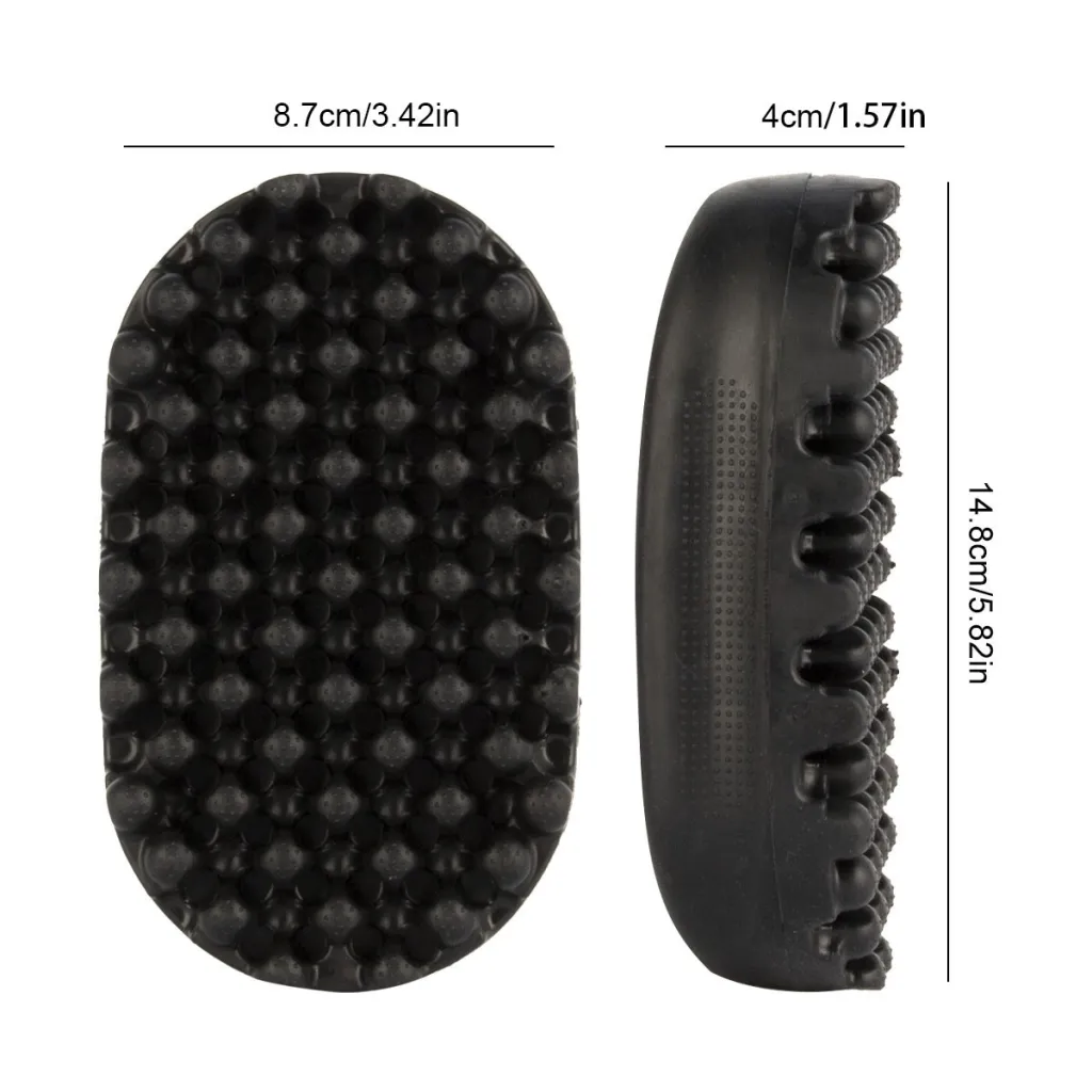 Hair Salon Hairdressing Rubber Curler - Black