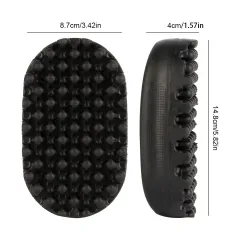 Hair Salon Hairdressing Rubber Curler - Black - View 1