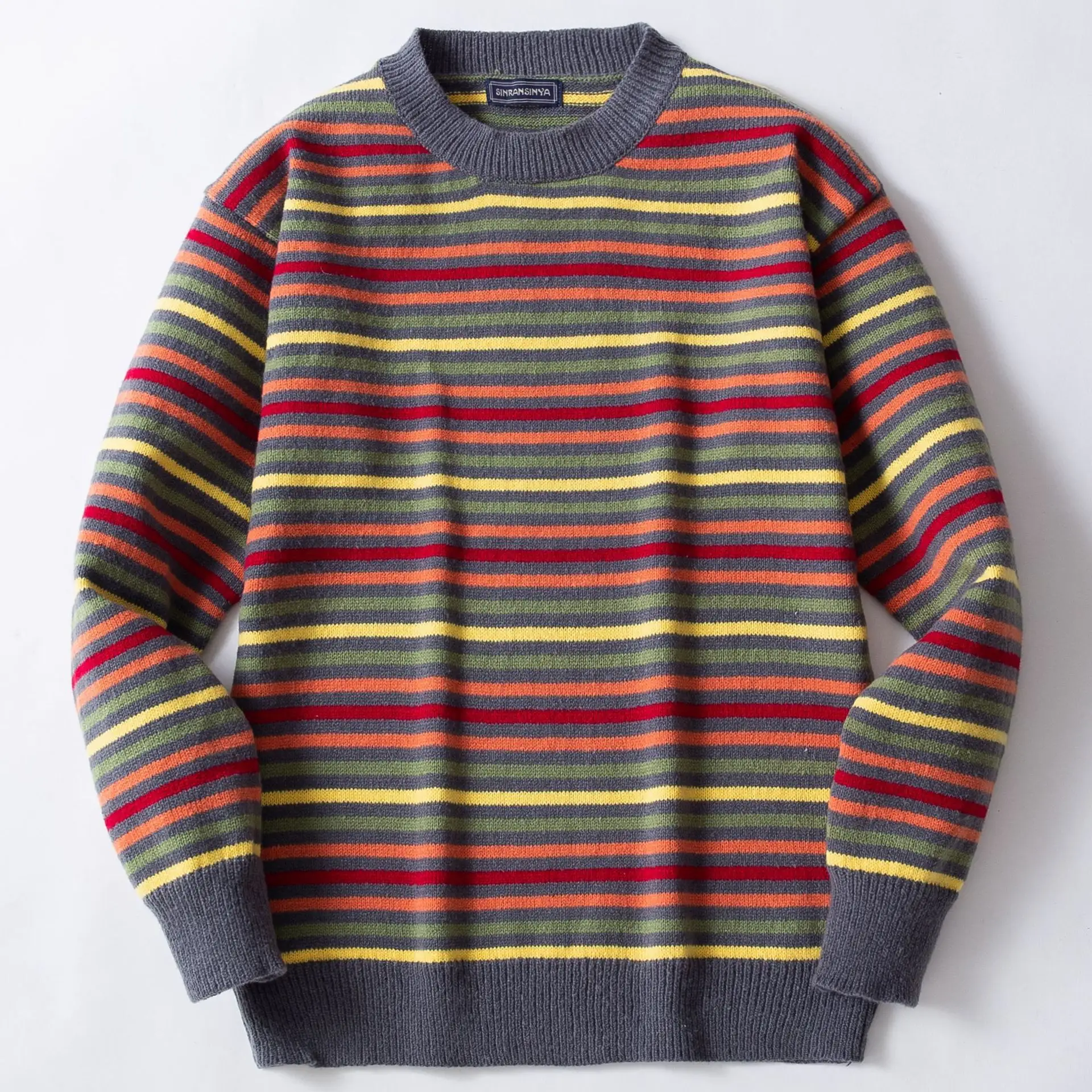 Casual Loose-fit Pullover Knit Slimming Style