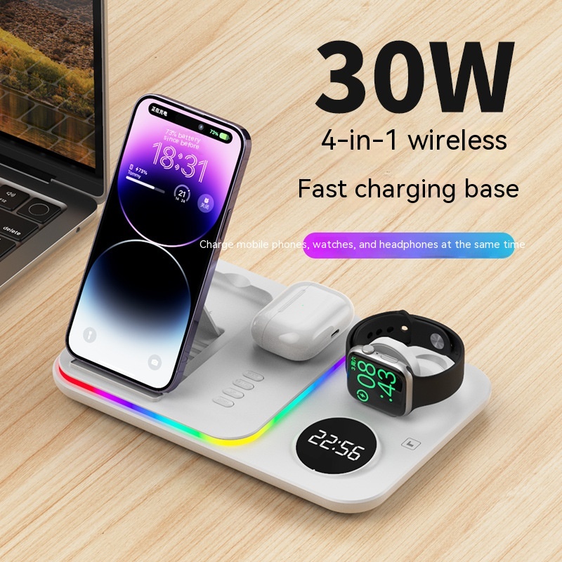30W Multifunctional Three In One Wireless Magnetic Suction - Image 11