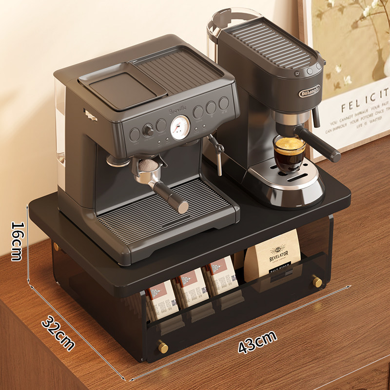 Countertop Coffee Machine Rack, Kitchen Microwave Storage Rack 3