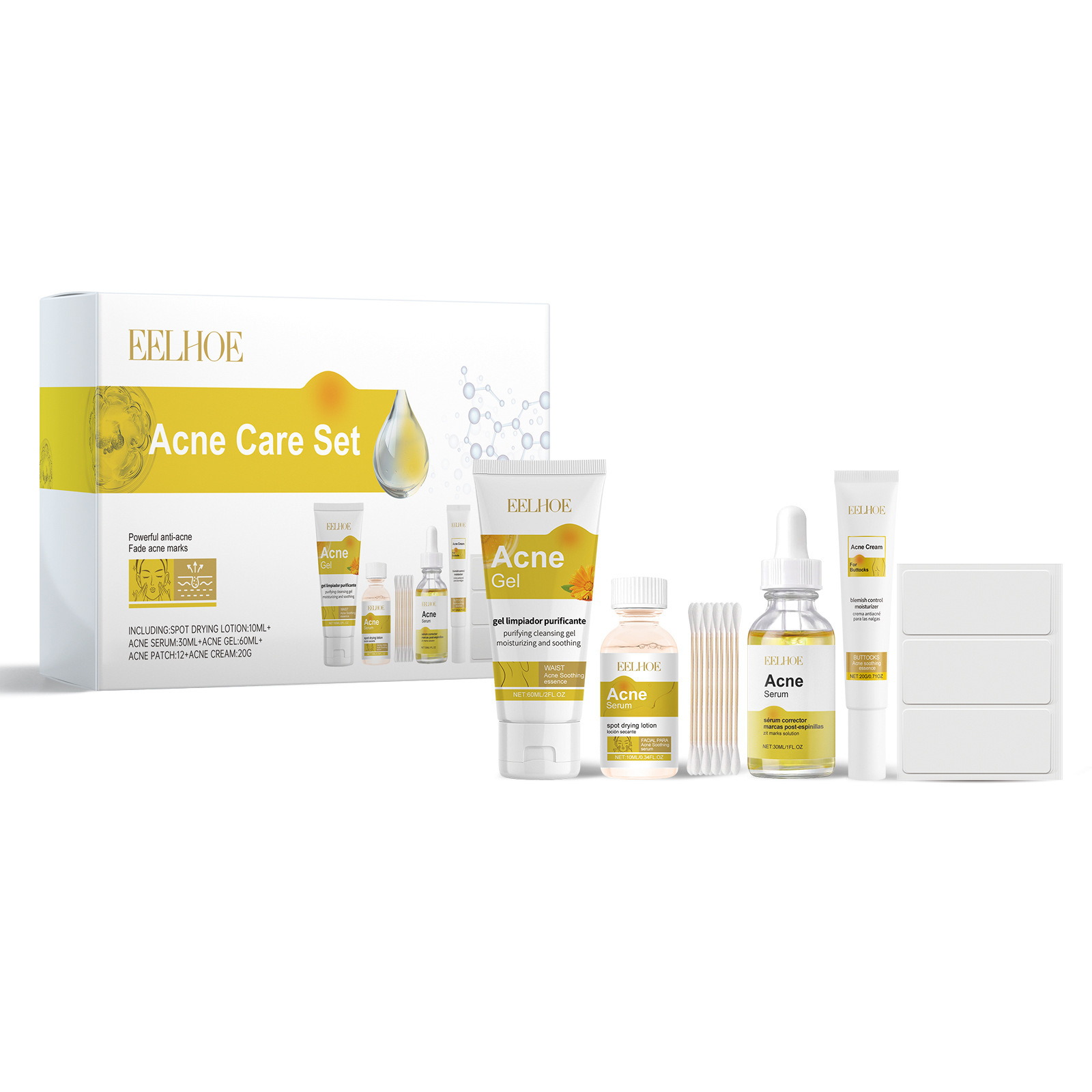 Acne Muscle Skin Care Set