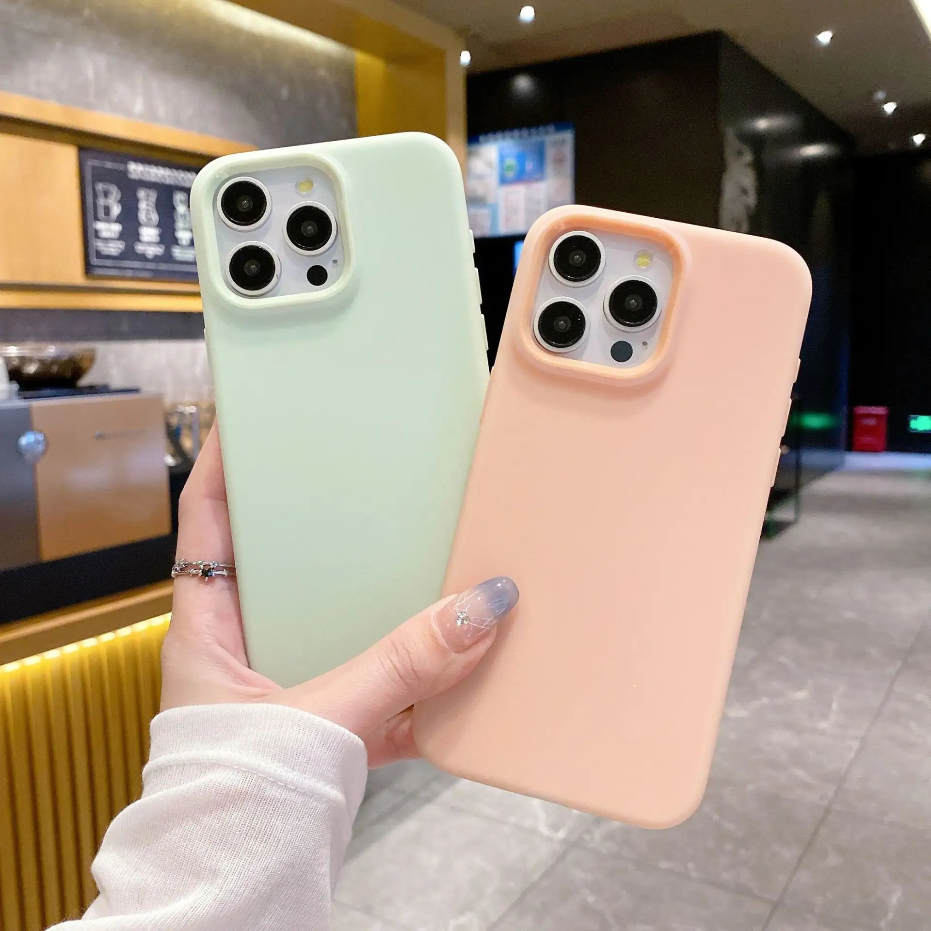 Liquid Silicone Dopamine Summer Soft Phone Case