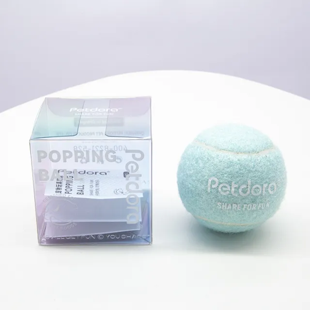 Dog Toy High Elastic Macaron Pet Tennis Ice Crystal Blue - Shop at LoveMi