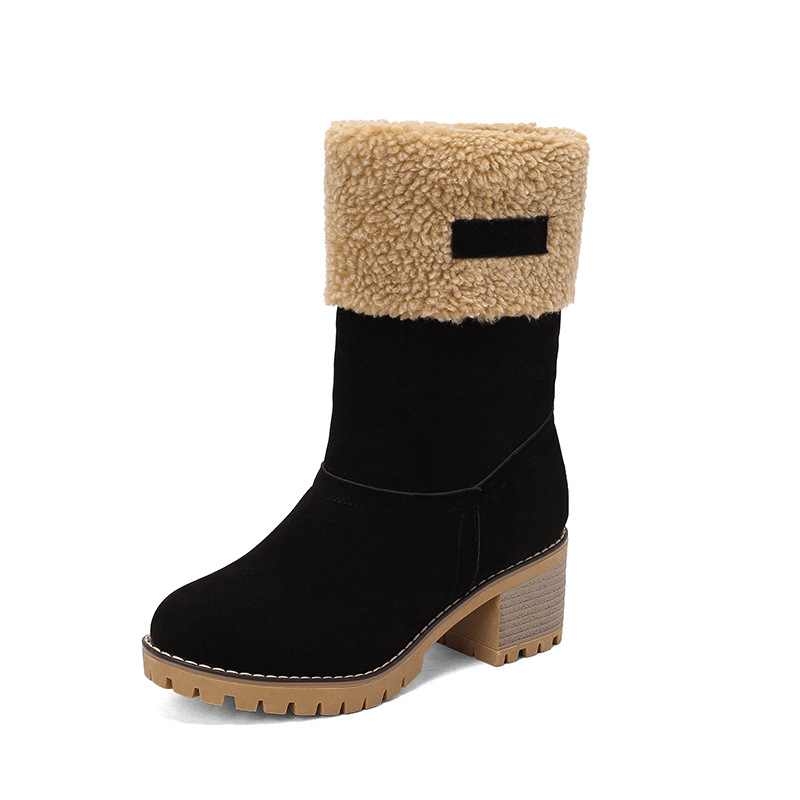 Fashion Personality Suede Low-cut Women's Boots - Image 3