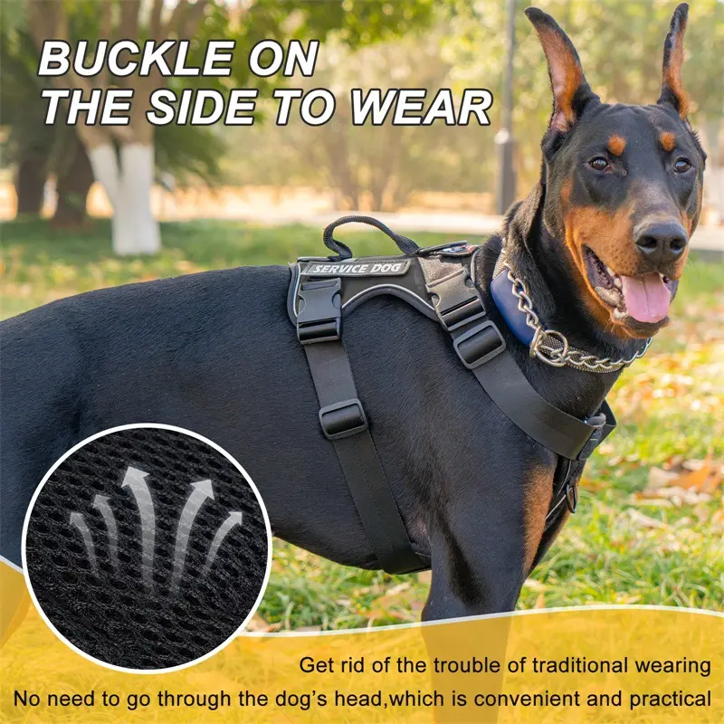 Shock Absorption Night Vision Reflective Pet Tactical