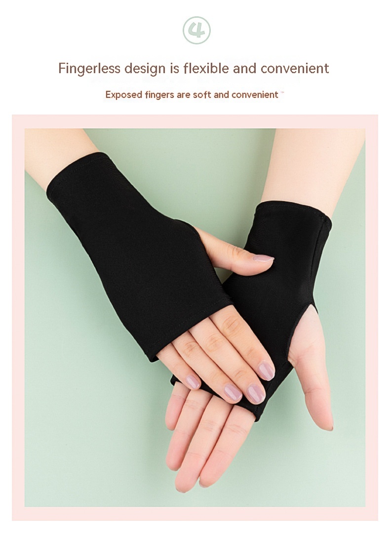 Summer Cool Long Half Finger Sun Protection Oversleeve