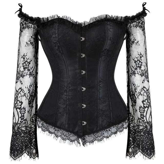 Luxury Women's Lace Long Sleeve Top Black - Shop at LoveMi