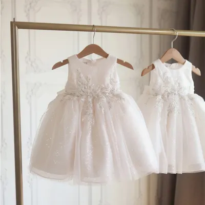 Fashion Sleeveless Bow Children Princess Dress