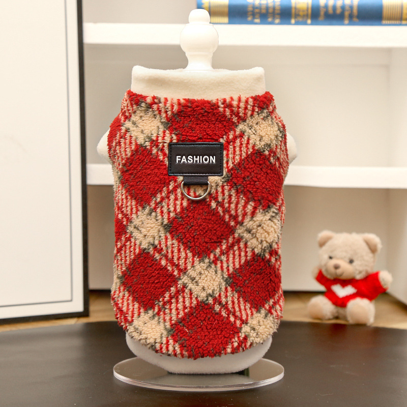 Dog Pet Clothes Made From Polar Fleece For Warmth