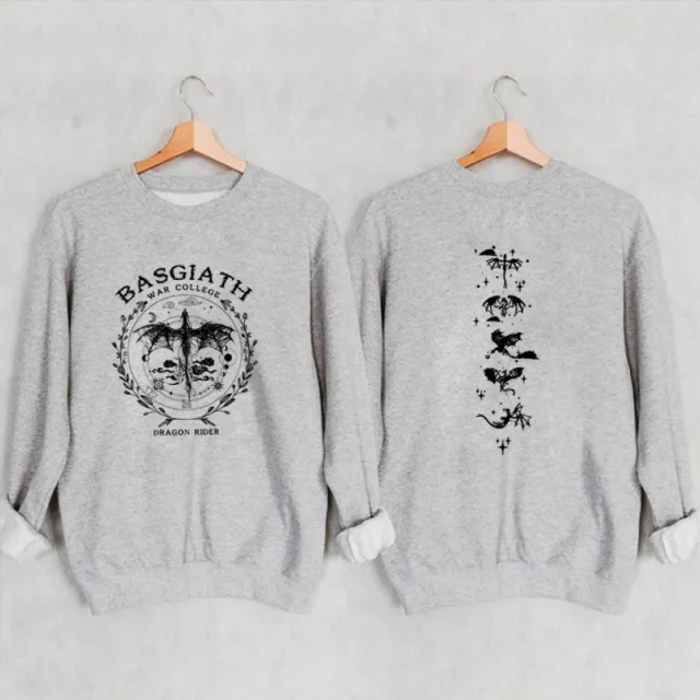 Gold Dragon Fourth Wing Sweatshirt Basgiath Gold - Shop at LoveMi