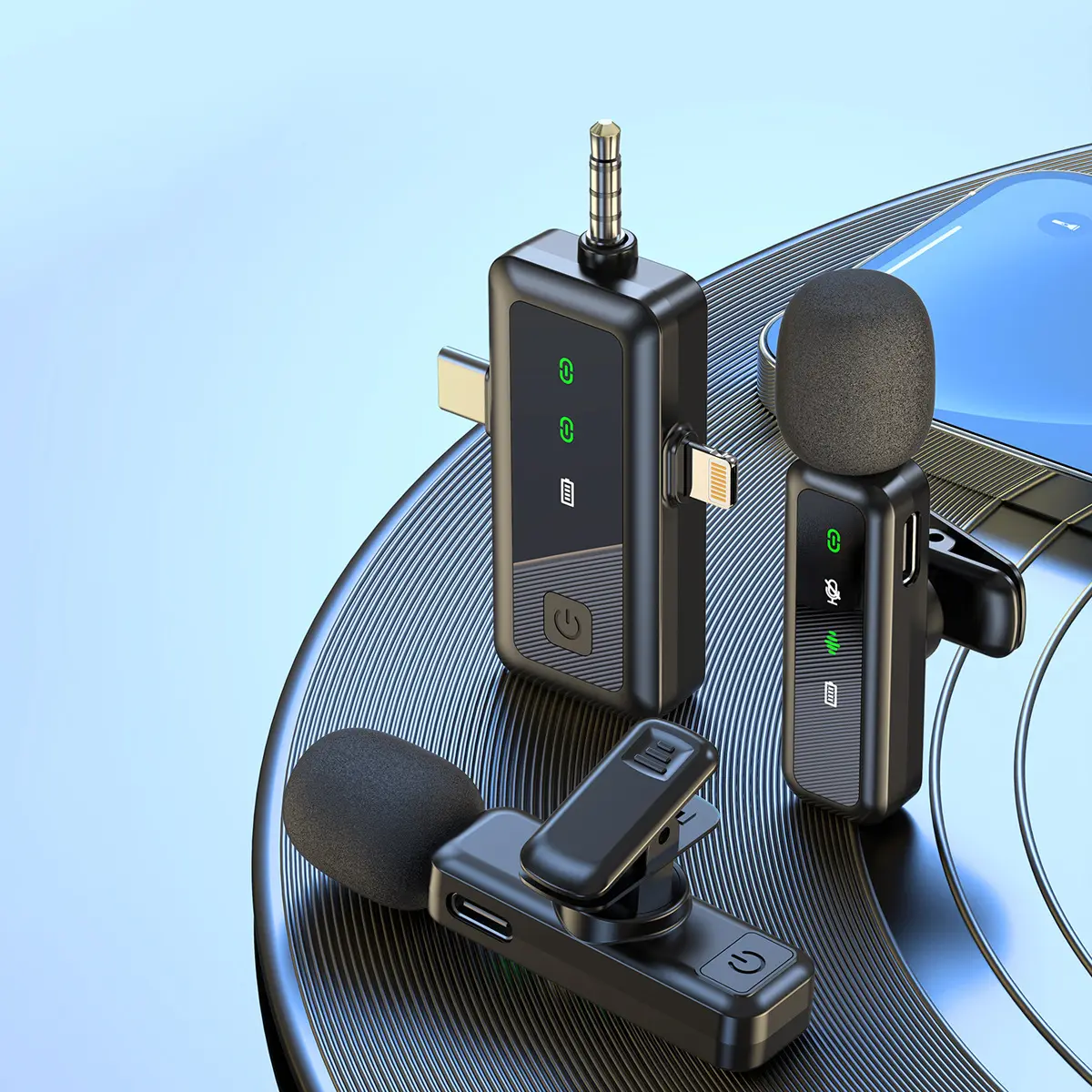 Wireless Collar Clip Microphone H65 Three-in-one Mobile