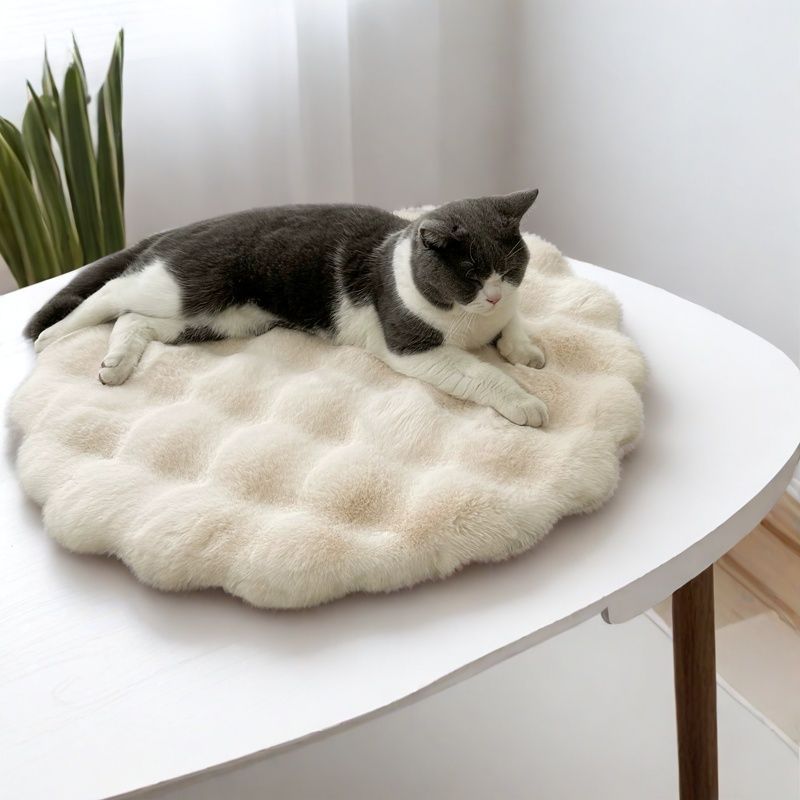 Plush Pet Pad Sleep Round Autumn And Winter Warm