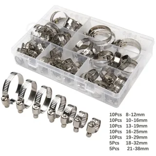 Stainless Steel Clamp Joint 8-38mm Set