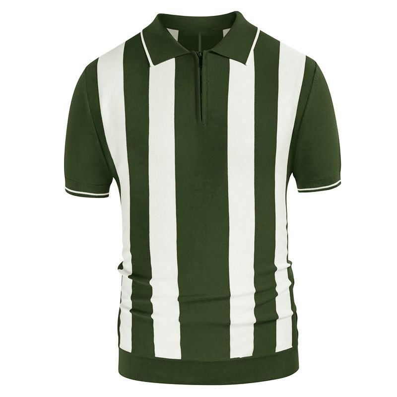 Fashion Striped Splicing Knitwear