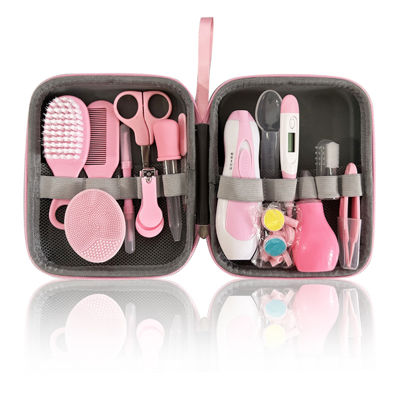 Electric Nail Grinder Babies’ Comb And Brush Nasal Aspirator Scissors Silicone Brush Feed Medication Utensil Care Suit