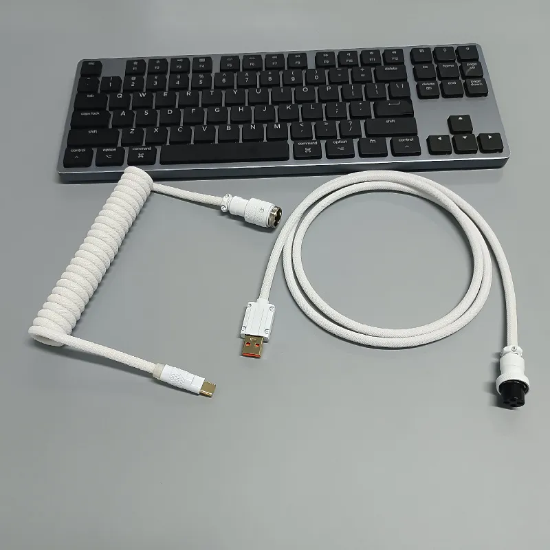 8K Magnetic Shaft Machinery Keyboard Cable Keyboard Cable Aviation Incense Inserted Spring Wire